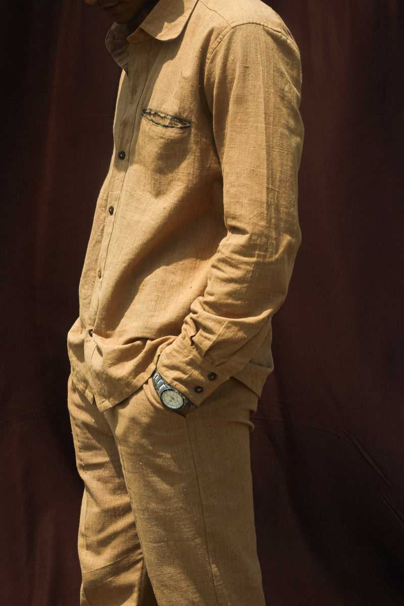 Natural Brown Cotton - The Formal Shirt
